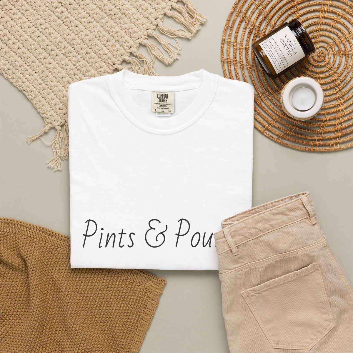 Pints & Pounds Unisex Garment-Dyed T-Shirt