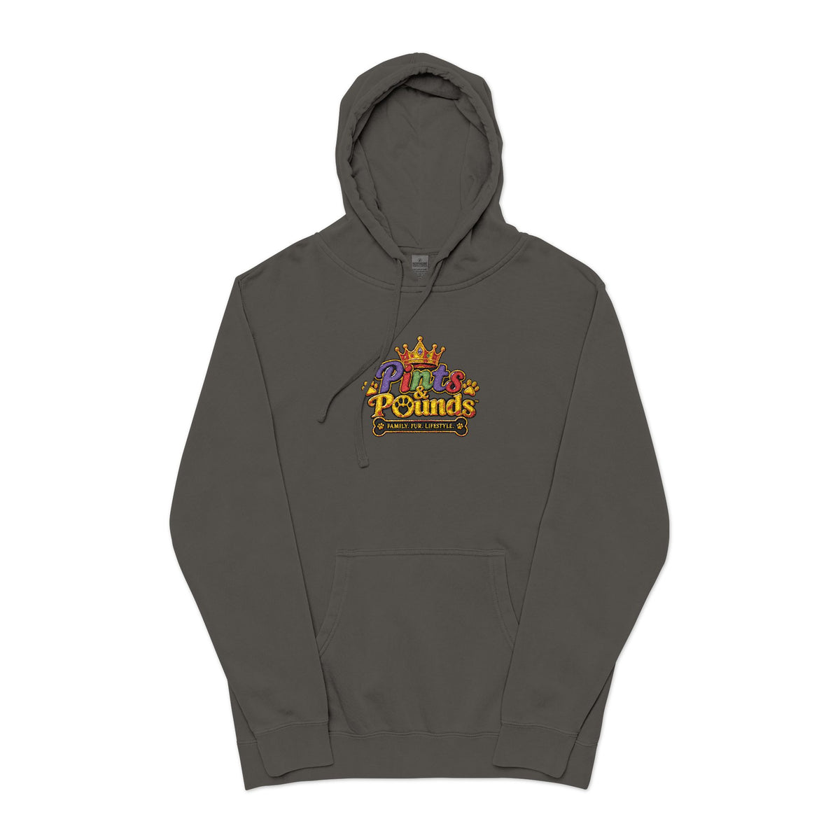 Pints & Pounds Unisex Pigment-Dyed Hoodie