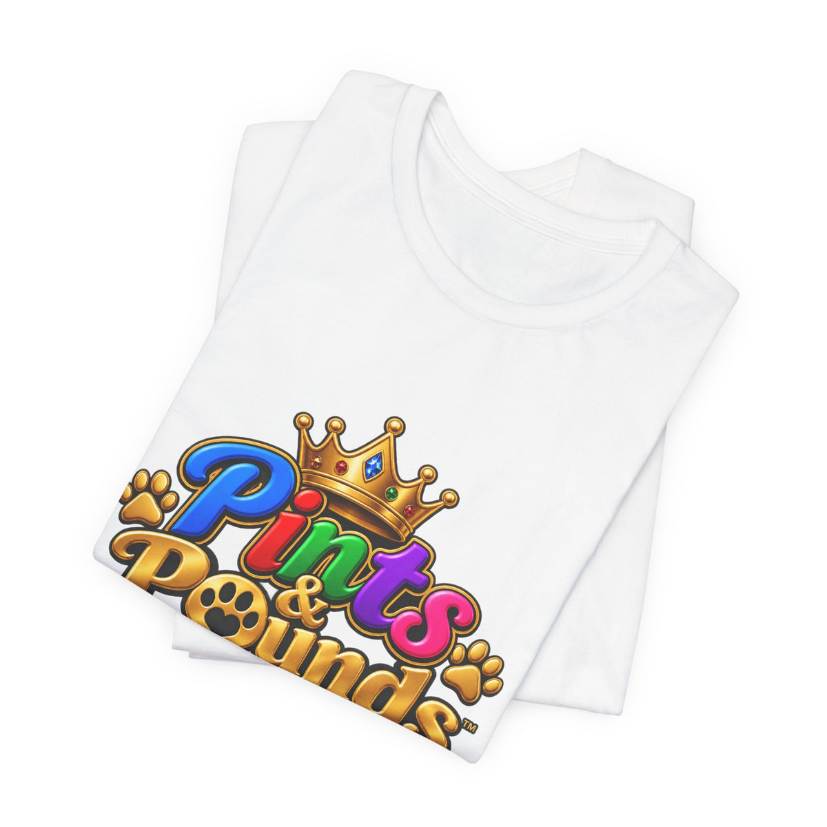 Pints & Pounds Signature Logo Unisex T-Shirt