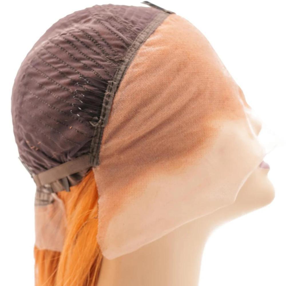 Cinnamon 13x4 Transparent Lace Front 100% Human Hair Bob Wig
