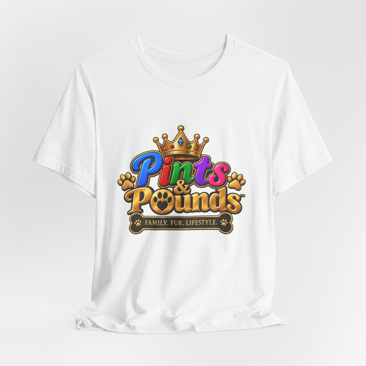 Pints & Pounds Signature Logo Unisex T-Shirt