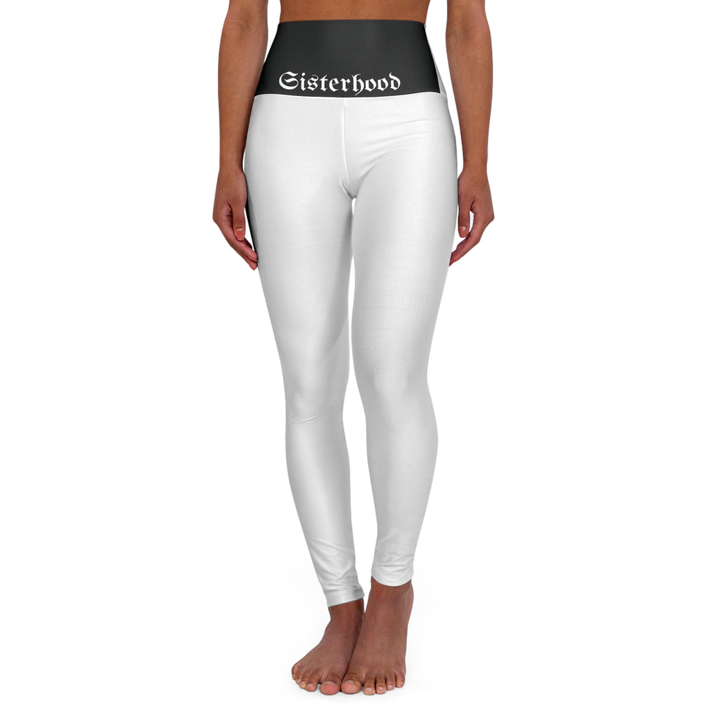 Pints & Pounds sisterhood High Waisted Yoga Leggings (AOP)