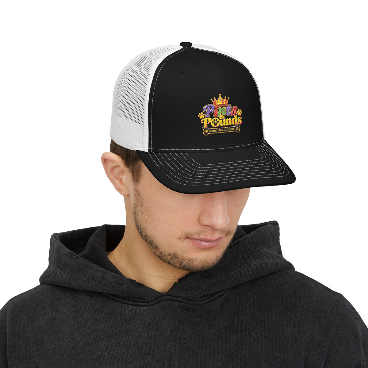 Pints & Pounds Snapback Trucker Cap