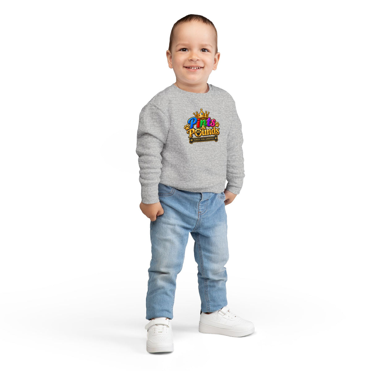 Pints & Pounds Mini Drip Kids Sweatshirt